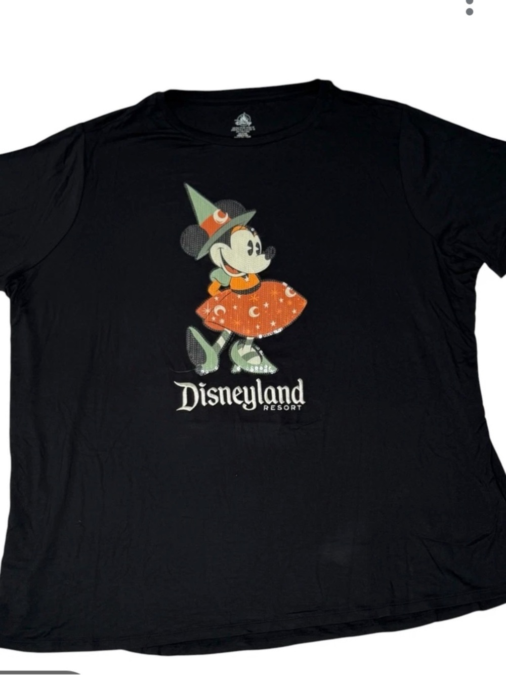 Disneyland Resort Minnie Mouse Halloween Witch Tee – Women’s 1X – Like New